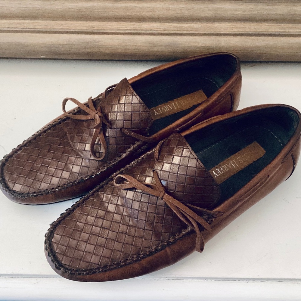 Steve Harvey Oxfords Men’s Size 10.5 Blown Faux Leather